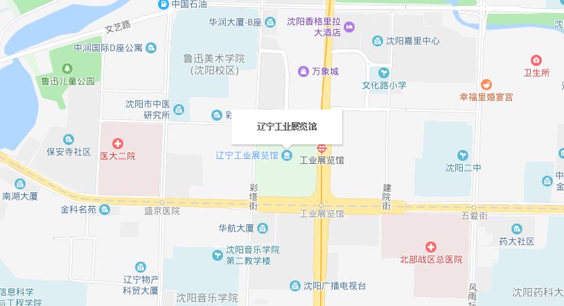 沈阳家博会展馆交通路线地图